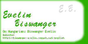 evelin biswanger business card